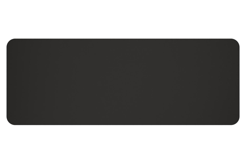 Mira tuintafel rechthoekig afgerond in zwart aluminium en sintered stone Notte minerale - L 270 x B 100 x H 74 cm