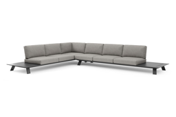 3-zit hoek links of rechts + 3-zit + zijtafels