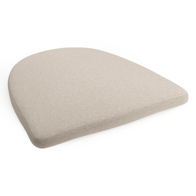 Coussin de chaise ronde Borgo en all weather sunbrella® luxe heritage ash