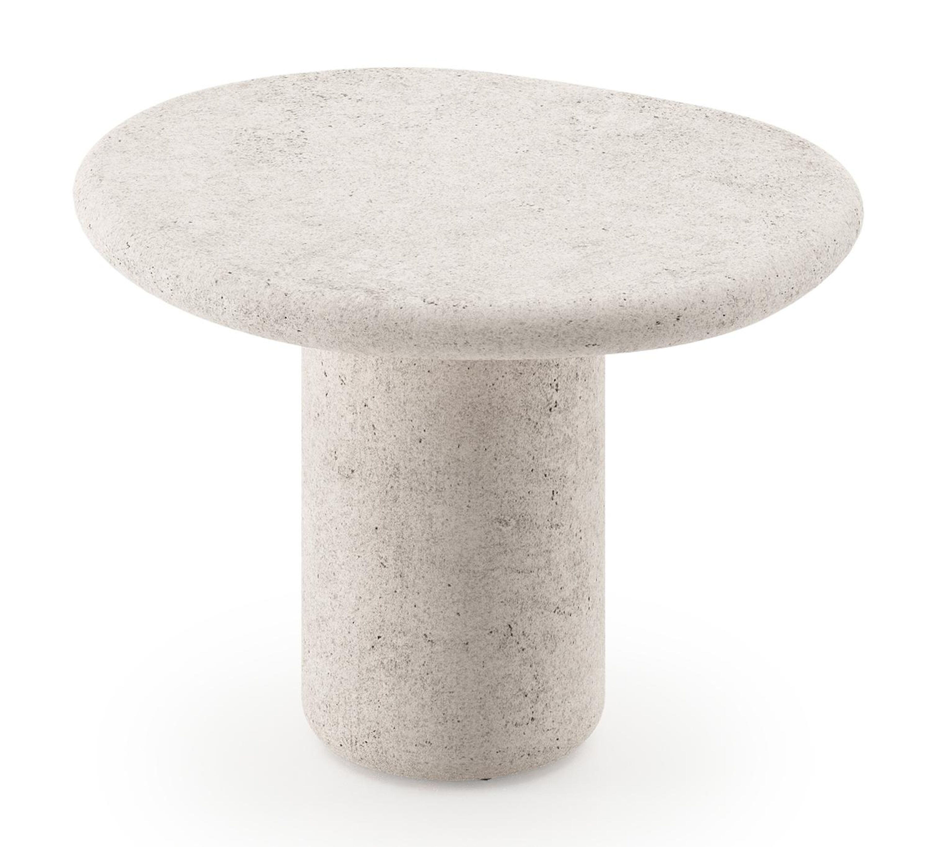 Table de basse Globo en béton gris - Dia. 60 x H 40 cm