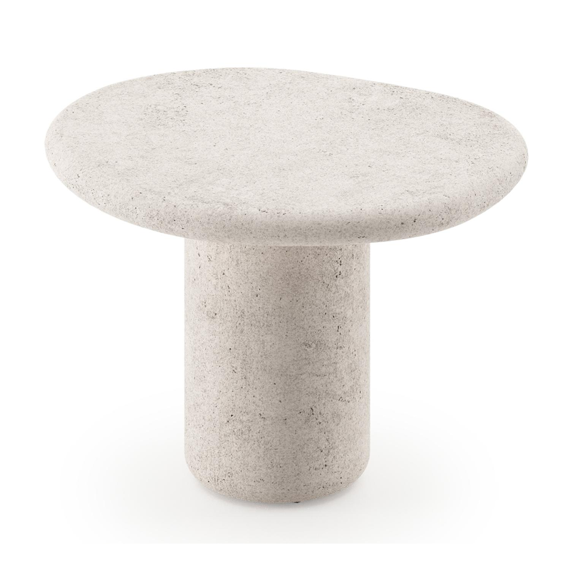 Table de basse Globo en béton gris - Dia. 60 x H 40 cm
