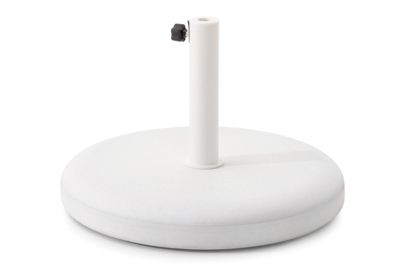 Plana parasolvoet wit beton van 40 kg