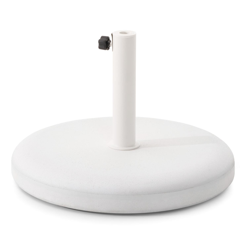 Plana parasolvoet wit beton van 40 kg