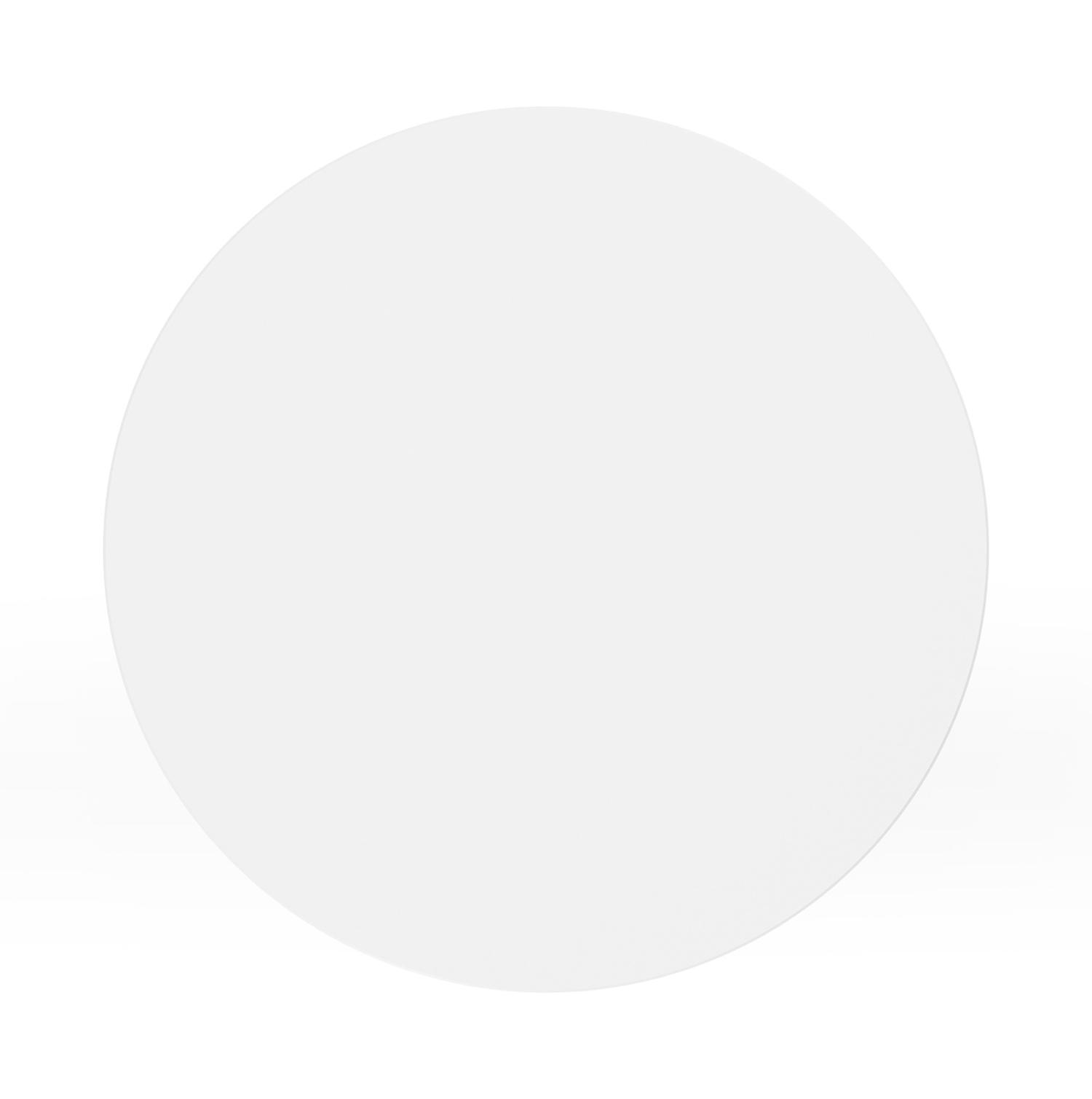 Table d'appoint Bomero en aluminium blanc - Dia. 48 x Haut. 51 cm