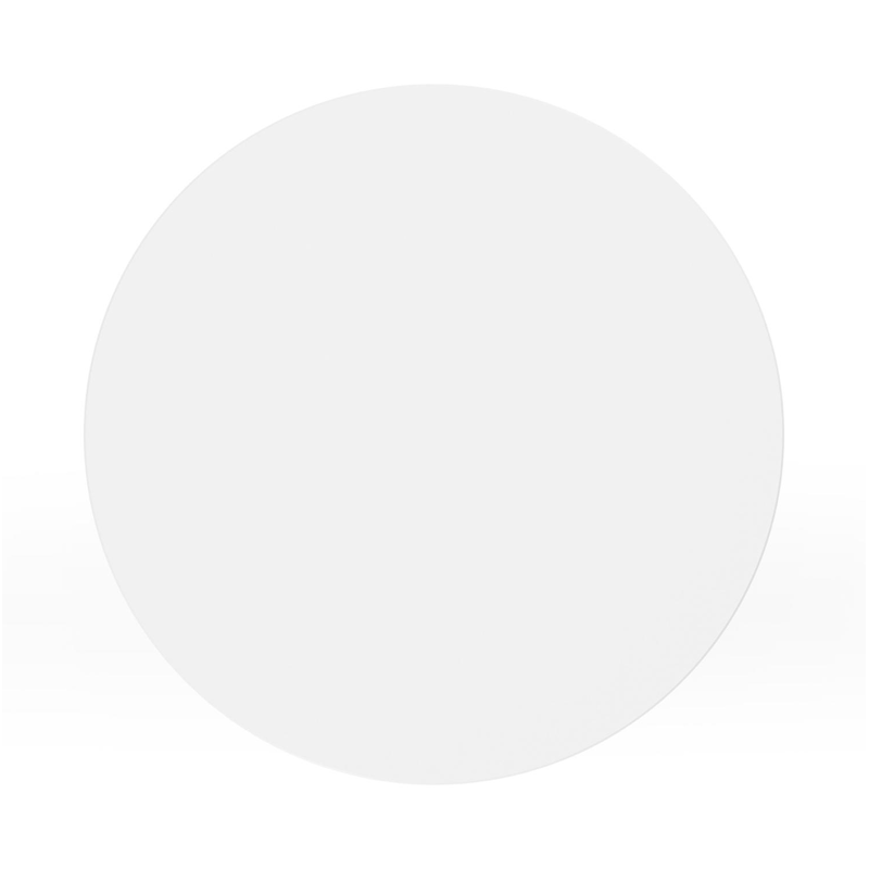 Bomero bijzettafel in wit aluminium - Dia. 48 x H 51 cm