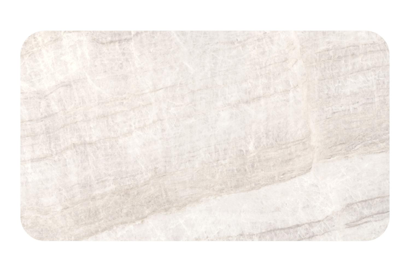 Orso tuintafel rechthoekig afgerond in beige aluminium en volkeramiek Taj Mahal - L 140 x B 80 x H 74.5 cm