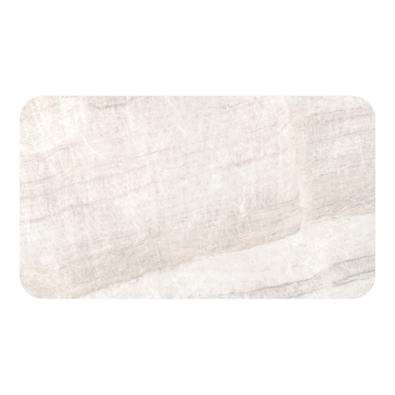 Orso tuintafel rechthoekig afgerond in beige aluminium en volkeramiek Taj Mahal - L 140 x B 80 x H 74.5 cm