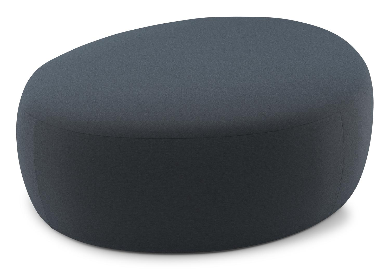 Amico poef in Heritage Indigo All Weather Sunbrella® Luxe