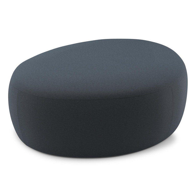 Amico poef in Heritage Indigo All Weather Sunbrella® Luxe