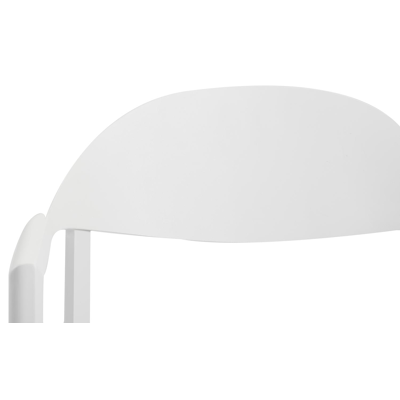 Fano (Piemonte) stapelbare tuinstoel in wit aluminium