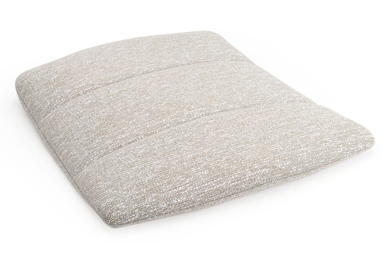 Coussin de chaise résine tressée Cesano en all weather sunbrella® luxe tundra sand