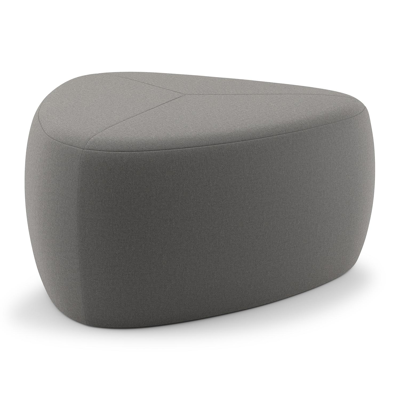 Pouf Masso en sunbrella_luxe natte dark taupe - Lg 60 x Prof 60 x H 35 cm