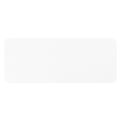 Orso tuintafel rechthoekig afgerond in beige aluminium en volkeramiek Arctic White - L 200 x B 80 x H 74.5 cm