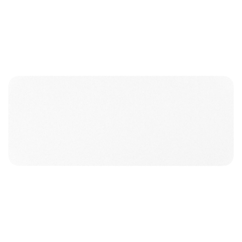 Orso tuintafel rechthoekig afgerond in beige aluminium en volkeramiek Arctic White - L 200 x B 80 x H 74.5 cm