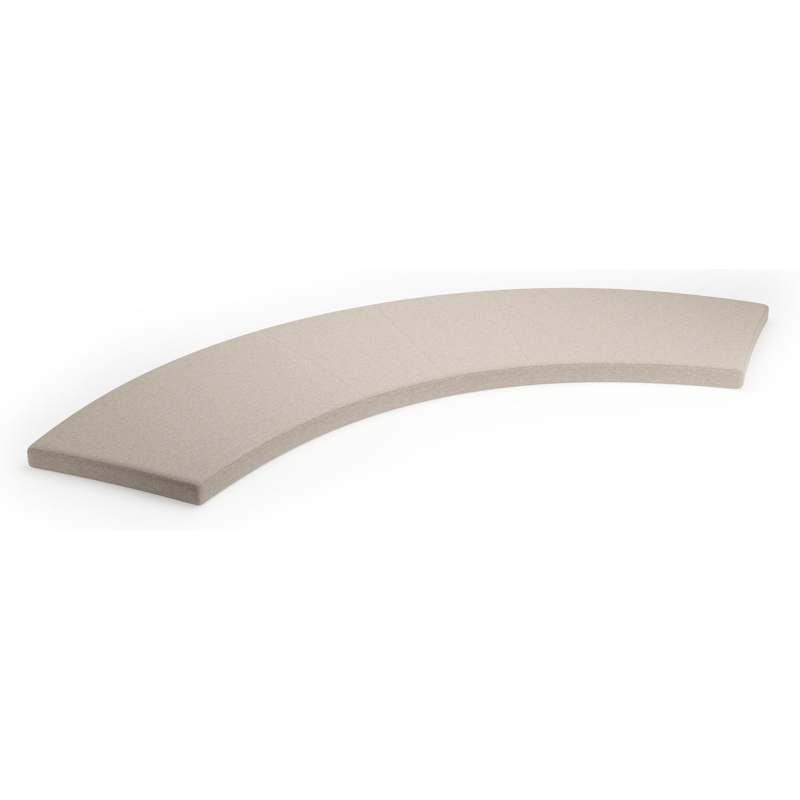 Rondino set van 3 zitkussens in all weather sunbrella® luxe heritage ash