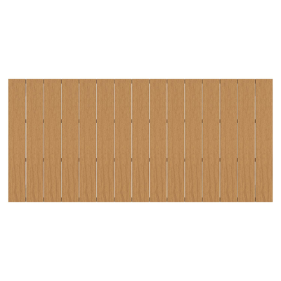 Calzo tuintafel in wit aluminium en polywood - L 220 x B 100 x H 74 cm