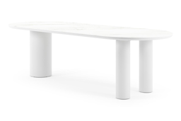 Ovaal - L 260 x B 100 x H 74 cm