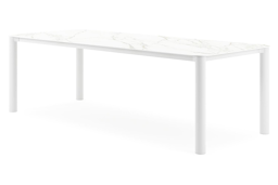 Rechthoekig afgerond - L 240 x B 100 x H 75 cm