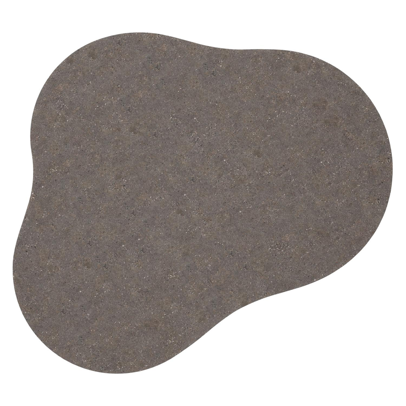 Lomano loungetafel cloud in zwart aluminium en volkeramiek Wulong - L 131 x B 108 x H 25 cm