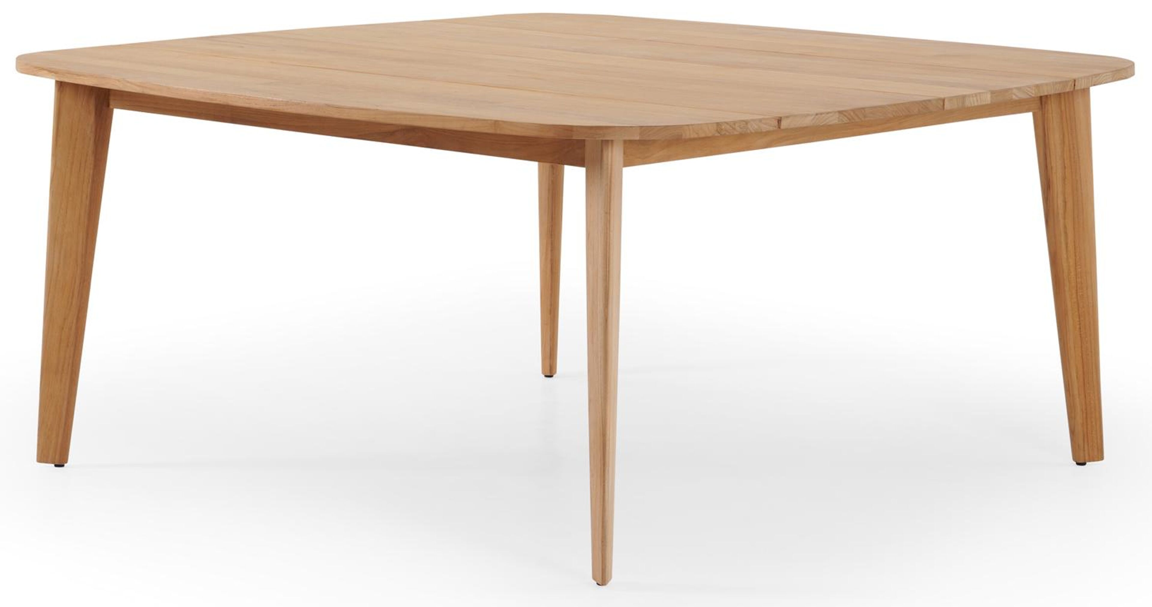 Table de jardin Lacrima en teck - Lg 165 x Larg. 165 x H 75 cm