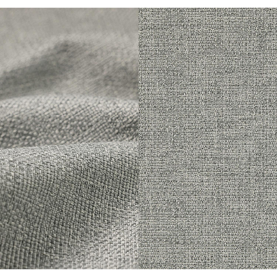 Salon de jardin d'angle Mosa en aluminium noir avec coussins en weather+ softtouch gris