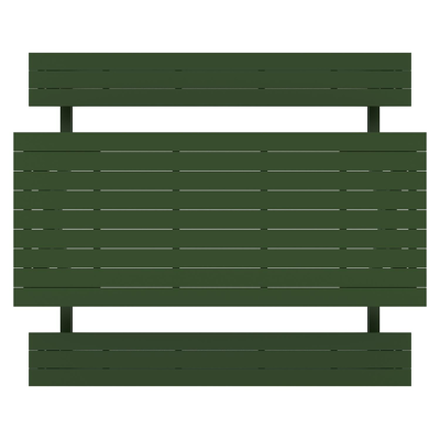 Mundo picknicktafel in groen aluminium - L 200 x B 174 x H 75 cm