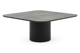 Afgerond vierkant - L 148 x B 148 x H 61 cm