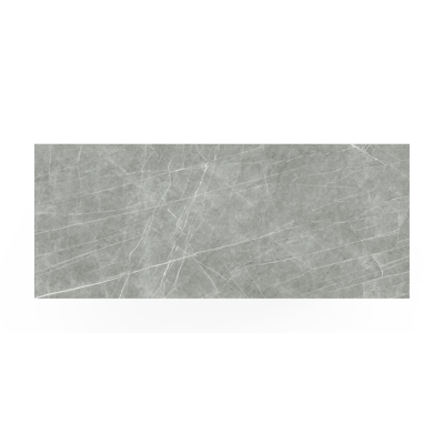 Nano bartafel in wit aluminium en volkeramiek zaha stone - L 170 x B 70 x H 106 cm