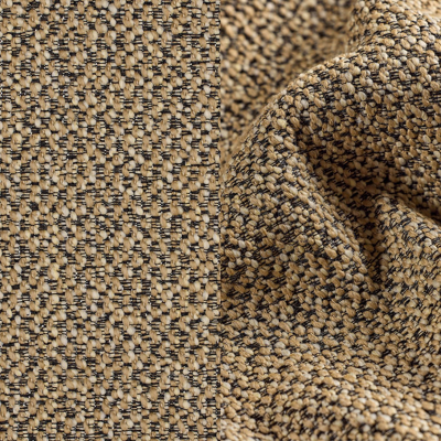 Donato loungestoel 1-zit in teak met madagascar walnut all weather Casettica kussen