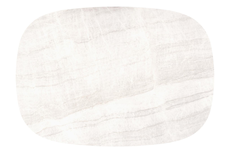 Amico tuintafel bombo xl in beige aluminium en volkeramiek Taj Mahal - L 210 x B 148 x H 73.5 cm