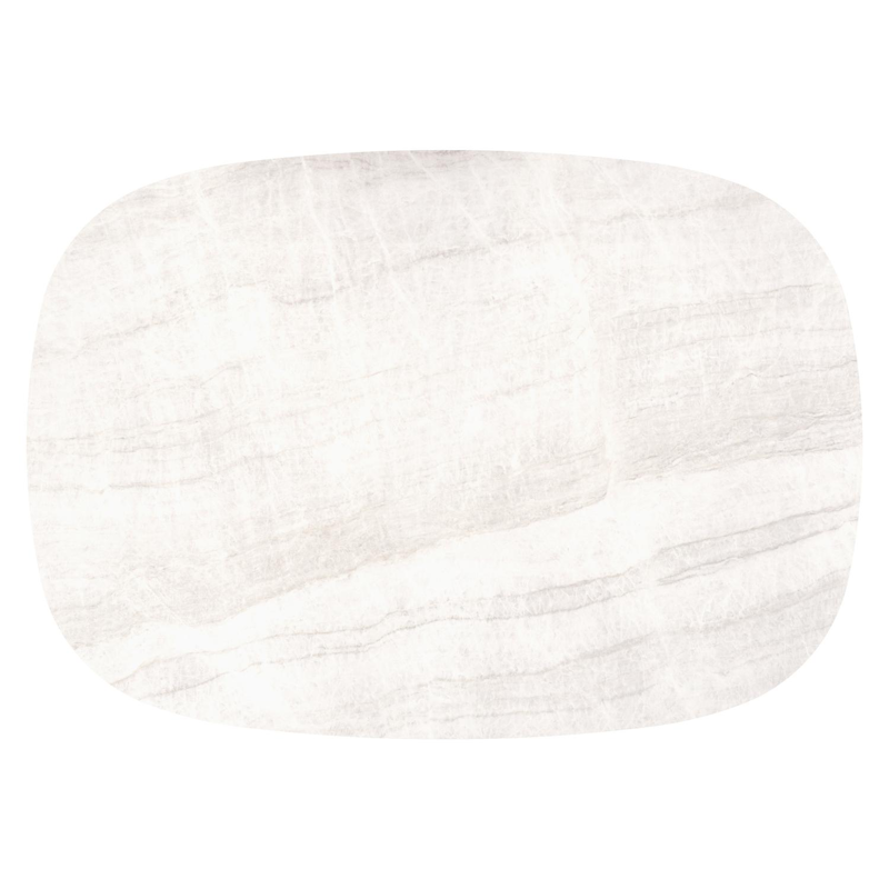 Amico tuintafel bombo xl in beige aluminium en volkeramiek Taj Mahal - L 210 x B 148 x H 73.5 cm