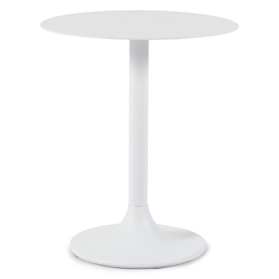 Litta bijzettafel in wit aluminium - Dia. 43 x H 50 cm