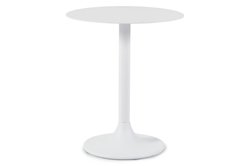 Litta bijzettafel in wit aluminium - Dia. 43 x H 50 cm