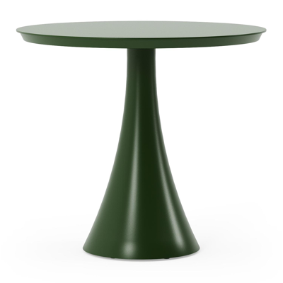 Fano tuintafel rond in groen aluminium - Dia. 85 x H 75 cm
