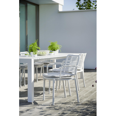 Fano stoelkussen in all weather sunbrella® luxe lopi ash