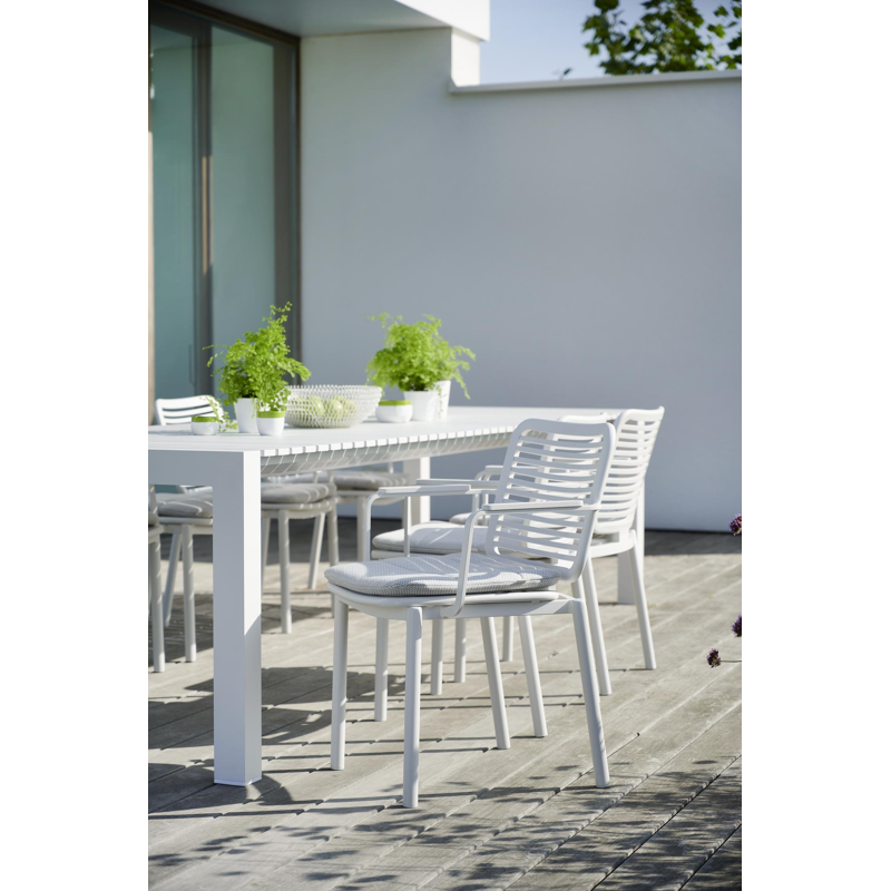 Coussin de chaise Fano en all weather sunbrella® luxe lopi ash