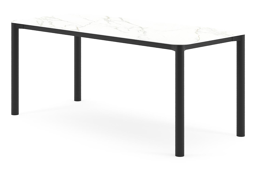 Rechthoekig afgerond - L 200 x B 80 x H 75 cm