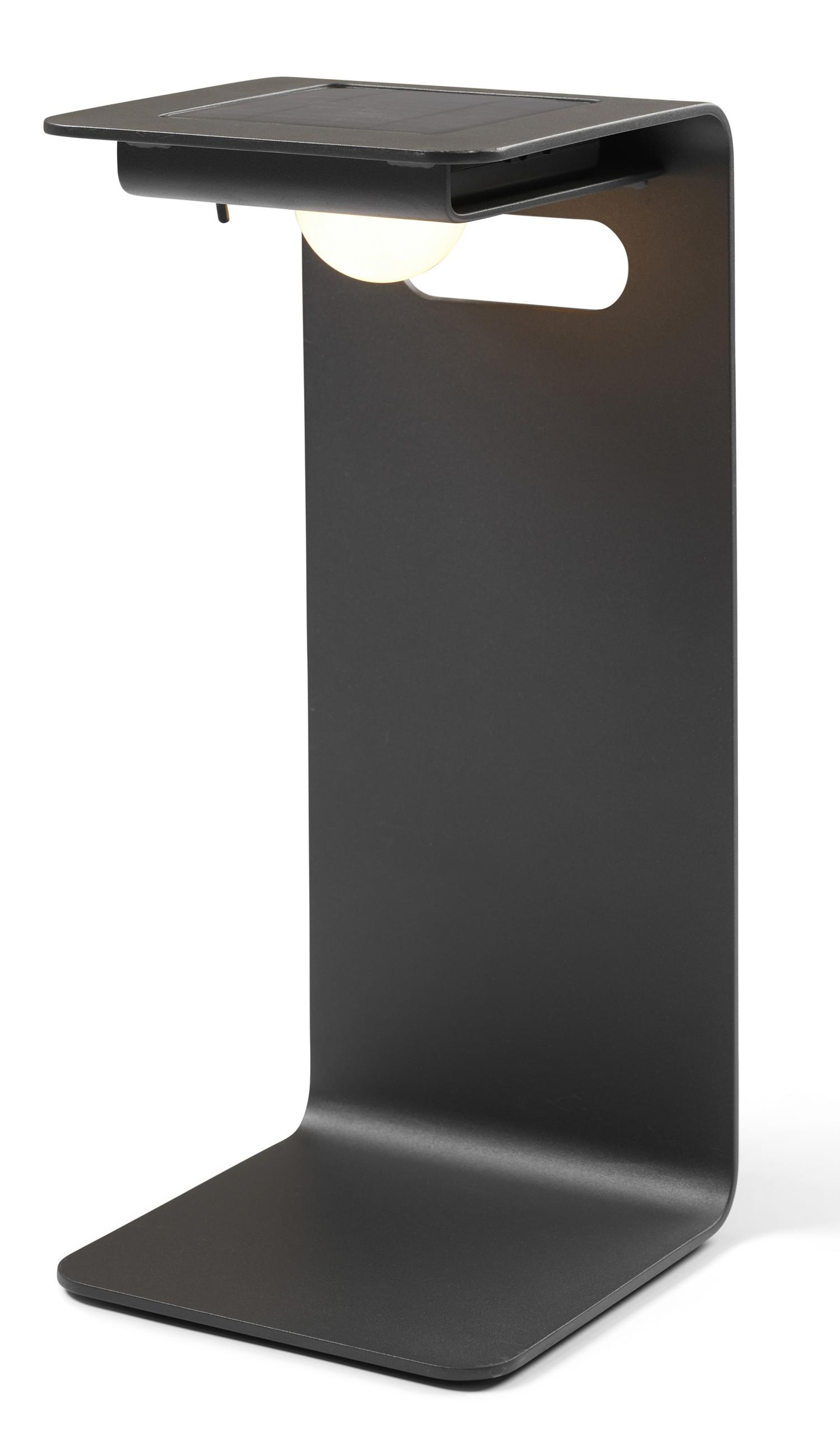 Lampe solaire d'extérieur à LED LUMO noir