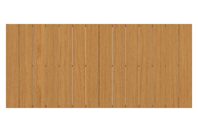 Toma tuinset in wit aluminium en polywood met 6 Bahia tuinstoelen