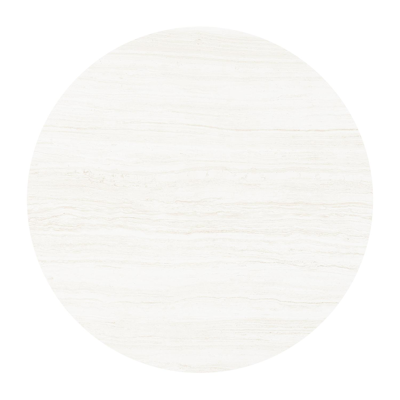 Fano tuintafel rond in beige aluminium en volkeramiek Shilin Dia. 110 x H 75 cm