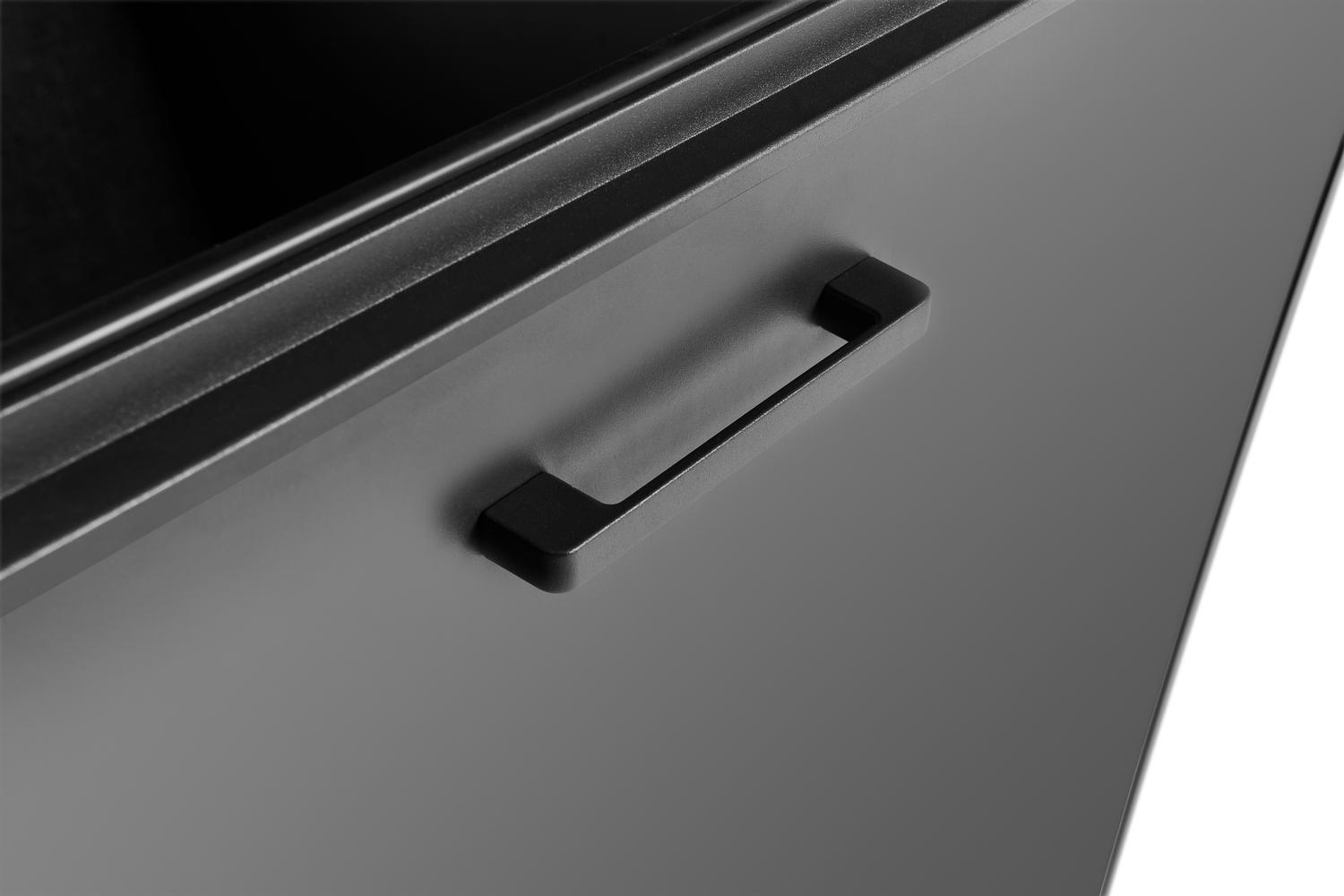 Kussenbox aluminium zwart B 164 x D 84 x H 99 cm