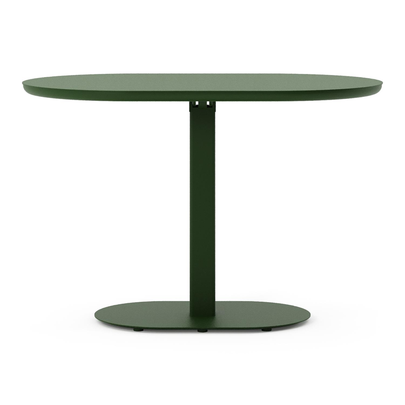 Teramo kantelbare tuintafel rechthoekig afgerond in groen aluminium - L 110 x B 70 x H 74 cm