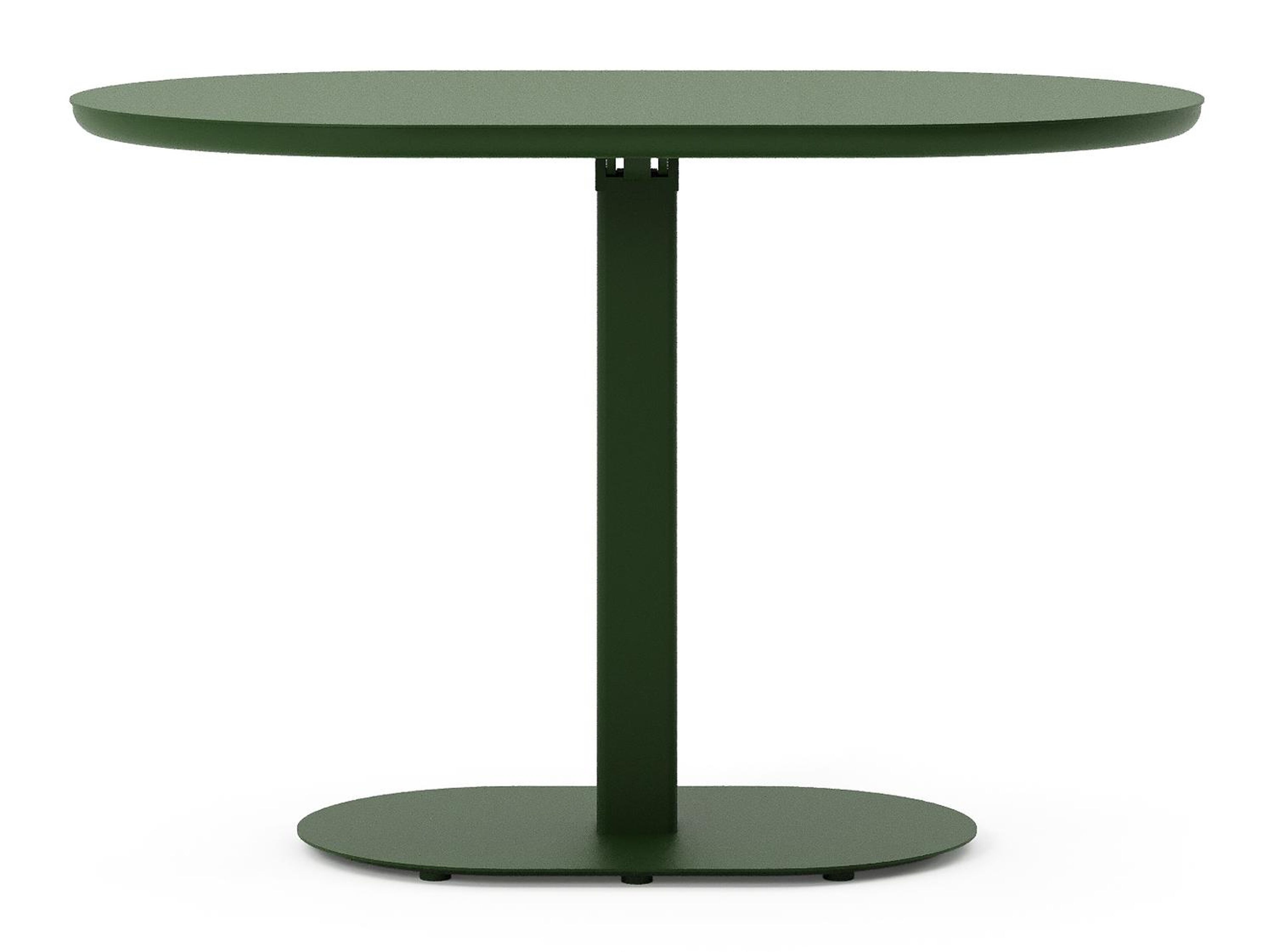 Teramo kantelbare tuintafel bombo in groen aluminium - L 110 x B 70 x H 74 cm