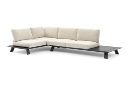 2-zit hoek links/rechts + 2-zit + zijtafel