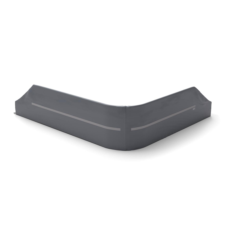 Donato beschermhoes lounge 2-zit + hoek + 2-zit - L1: 290 cm x L2: 370 cm x B: 88 cm x H: 68 cm