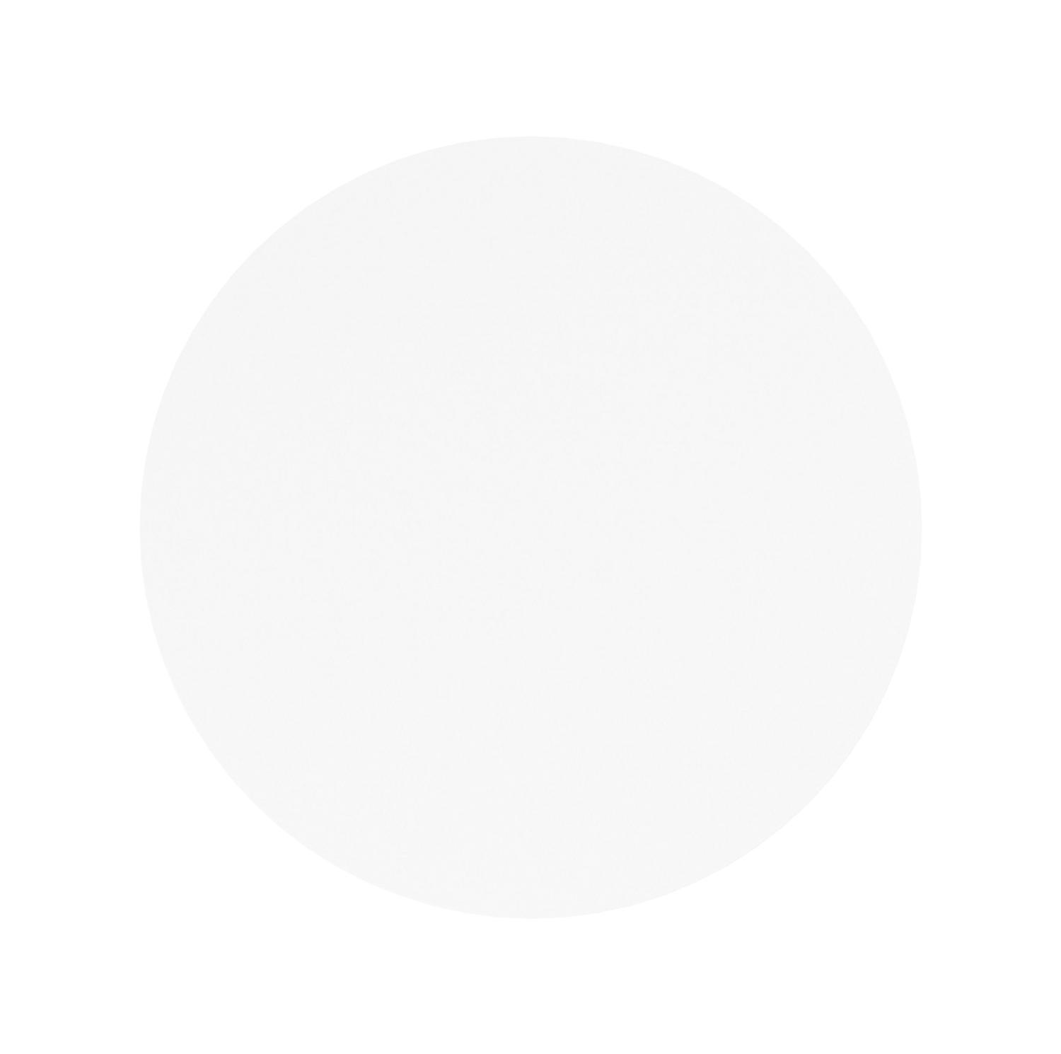 Fano tuintafel in wit aluminium en volkeramiek arctic white - Dia. 85 x H 75 cm