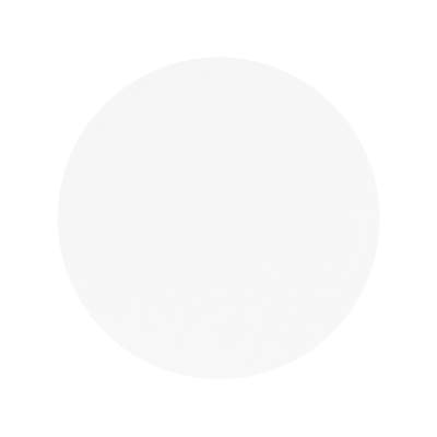 Fano tuintafel in wit aluminium en volkeramiek arctic white - Dia. 85 x H 75 cm