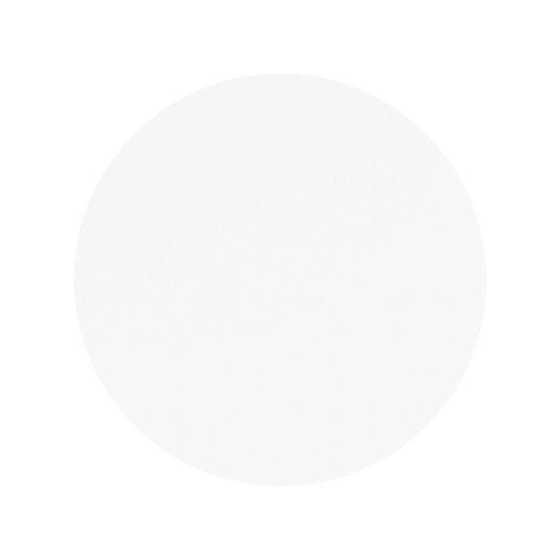 Fano tuintafel in wit aluminium en volkeramiek arctic white - Dia. 85 x H 75 cm