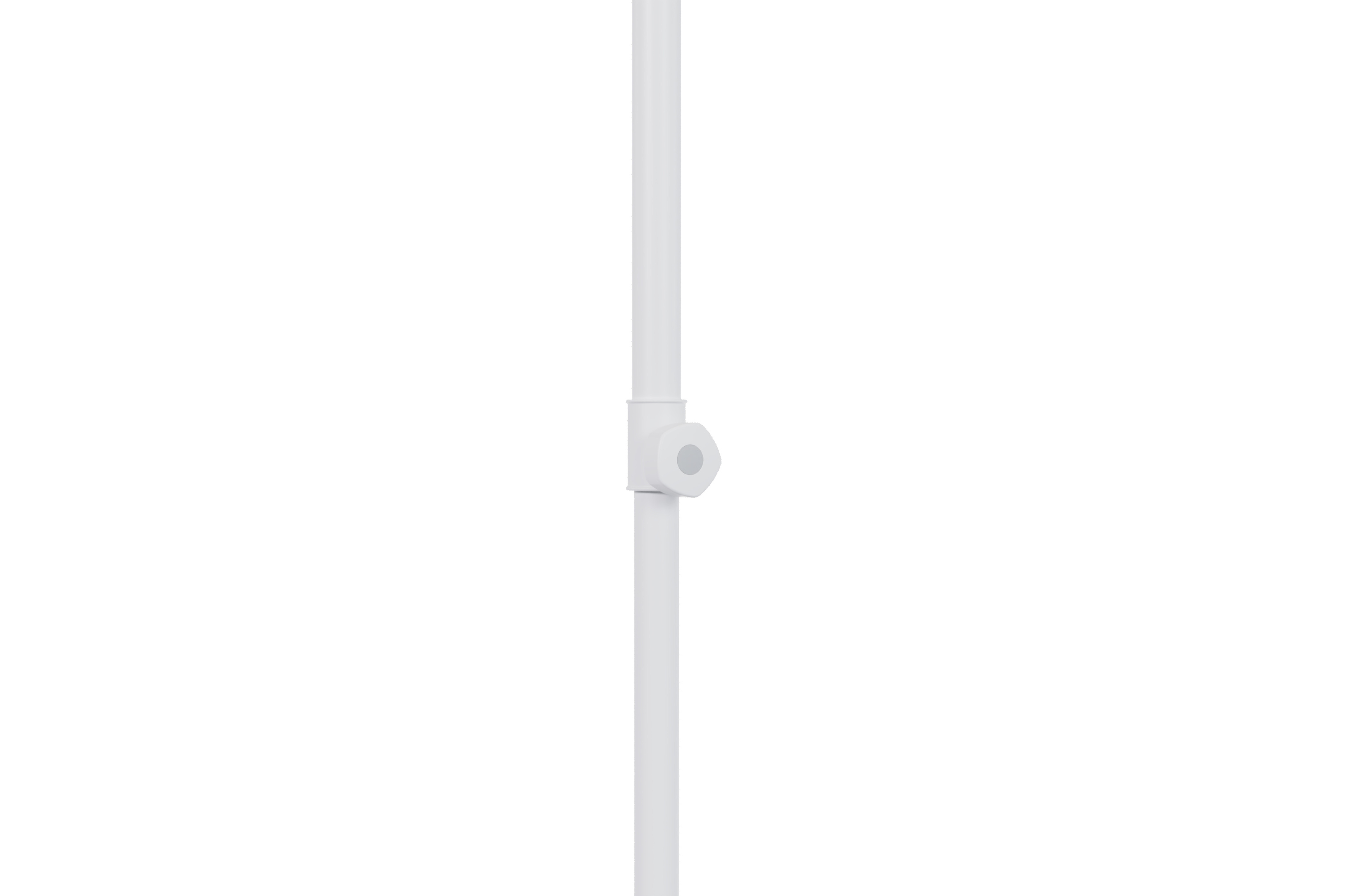 Umbria staanparasol in wit aluminium met beige all weather sunbrella® premium parasoldoek - Dia. 250 cm (zonder voet)