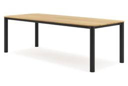 Rechthoekig afgerond - L 240 x B 100 x H 75 cm